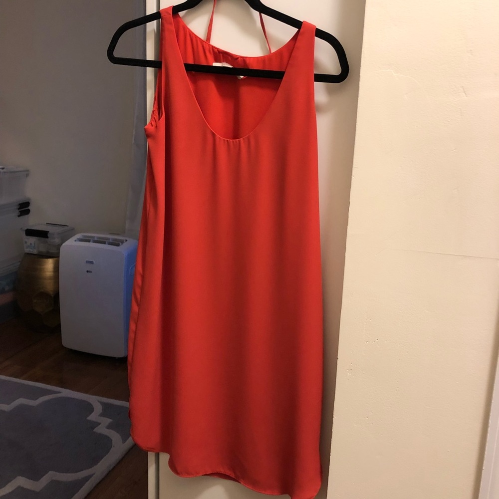 Orange dress